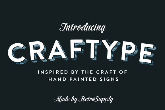 CreativeMarket - CraftType - 3D Sign Painting Actions