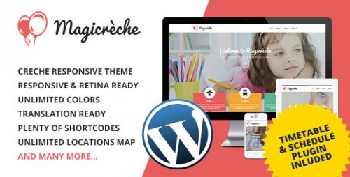 Magicreche - Responsive Creche WordPress Theme product picture