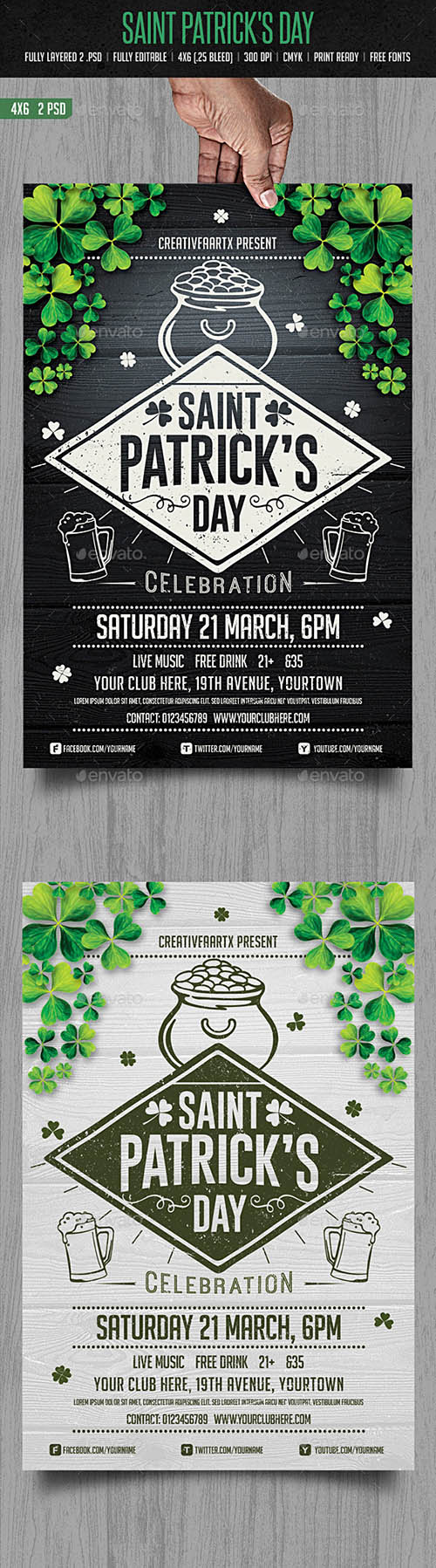 GraphicRiver - St. Patrick's Day Flyer 10406702