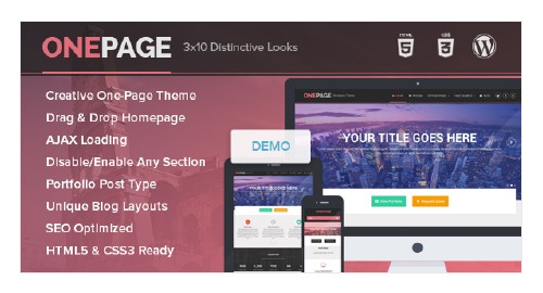 MyThemeShop - OnePage V1.0.6 - Unique Portfolio and Business WordPress Theme