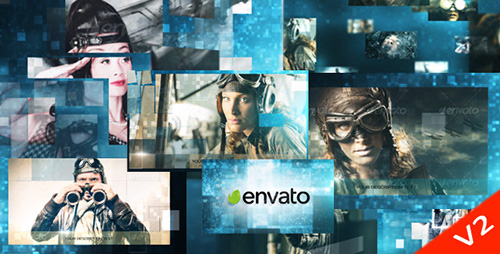 Mosaic Photos Adventure (V2) - Project for After Effects (Videohive)