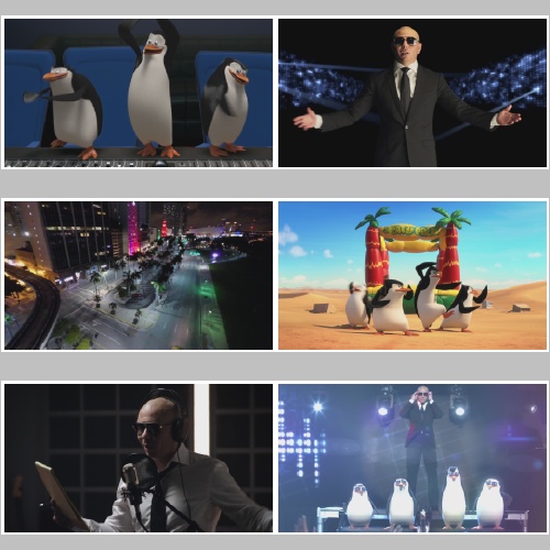 Pitbull - Celebrate (from the Original Motion Picture Penguins of Madagascar) (2014) HD 1080p