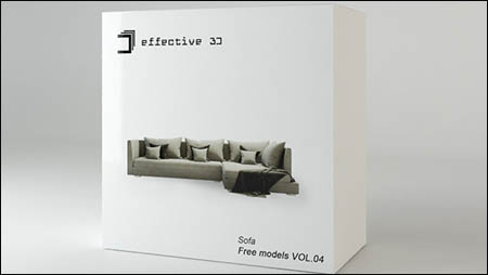 Effective 3D Free models VOL 04 Sofa